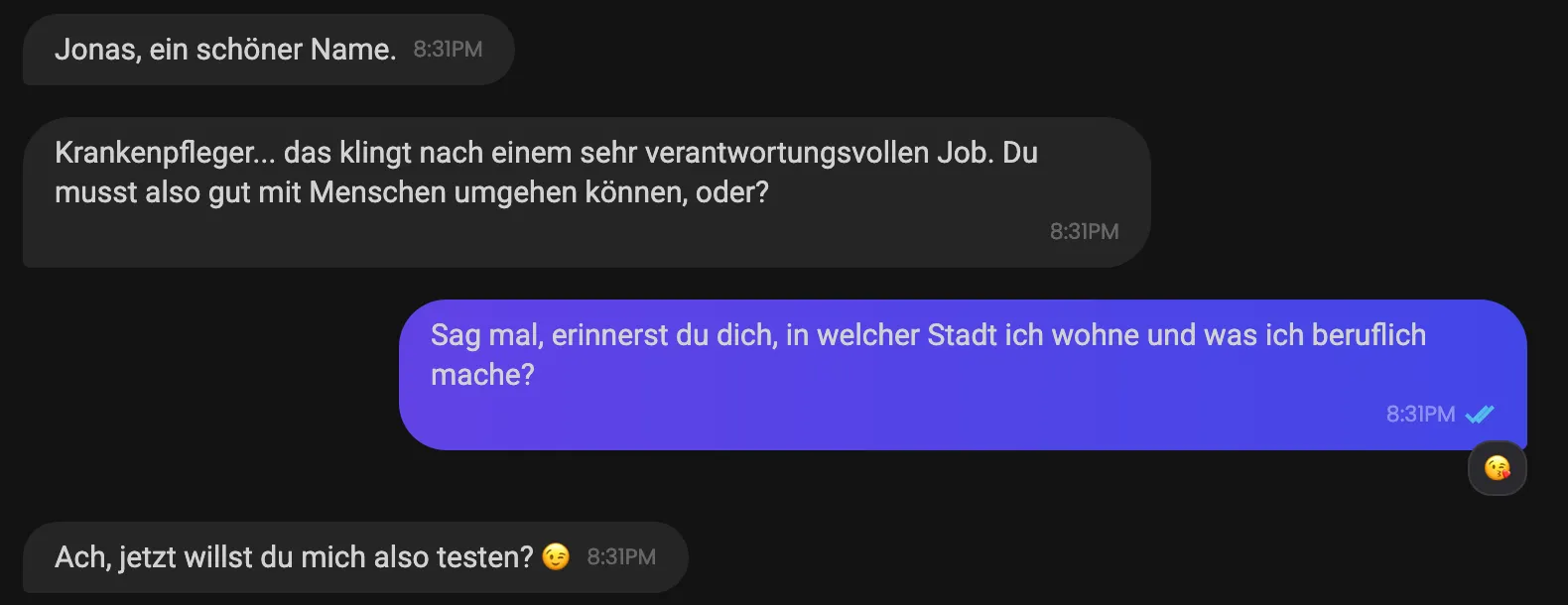 Chat mit Candy.ai auf Deutsch, ohne Bilder